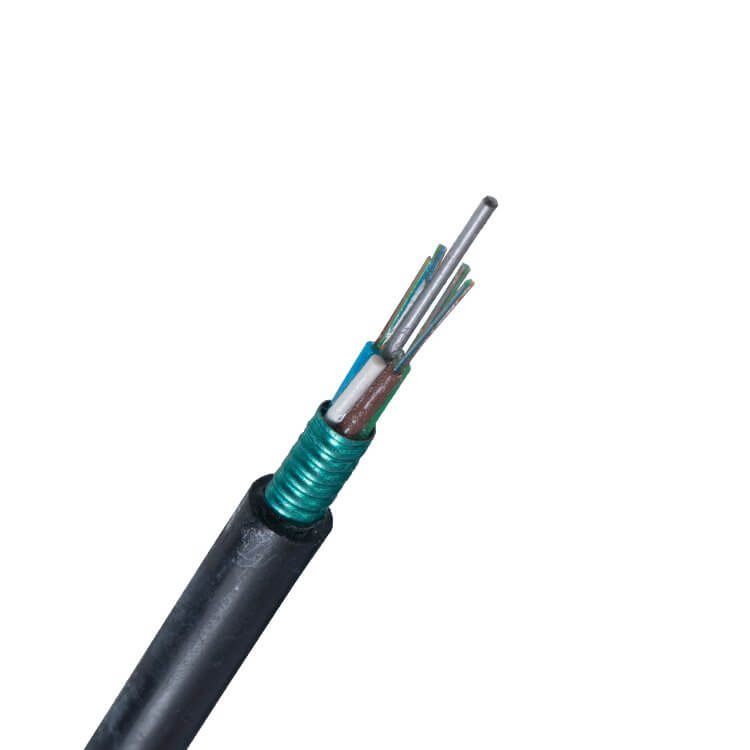 cinta de acero multitubo cable blindado ligero de fibra óptica