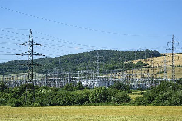 fiber optics on power lines